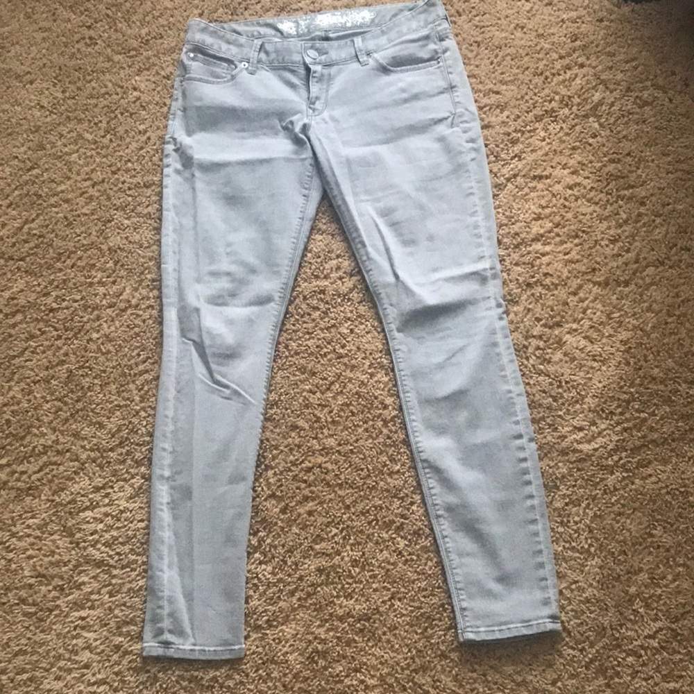 Gray Express Skinny Jean Leggings